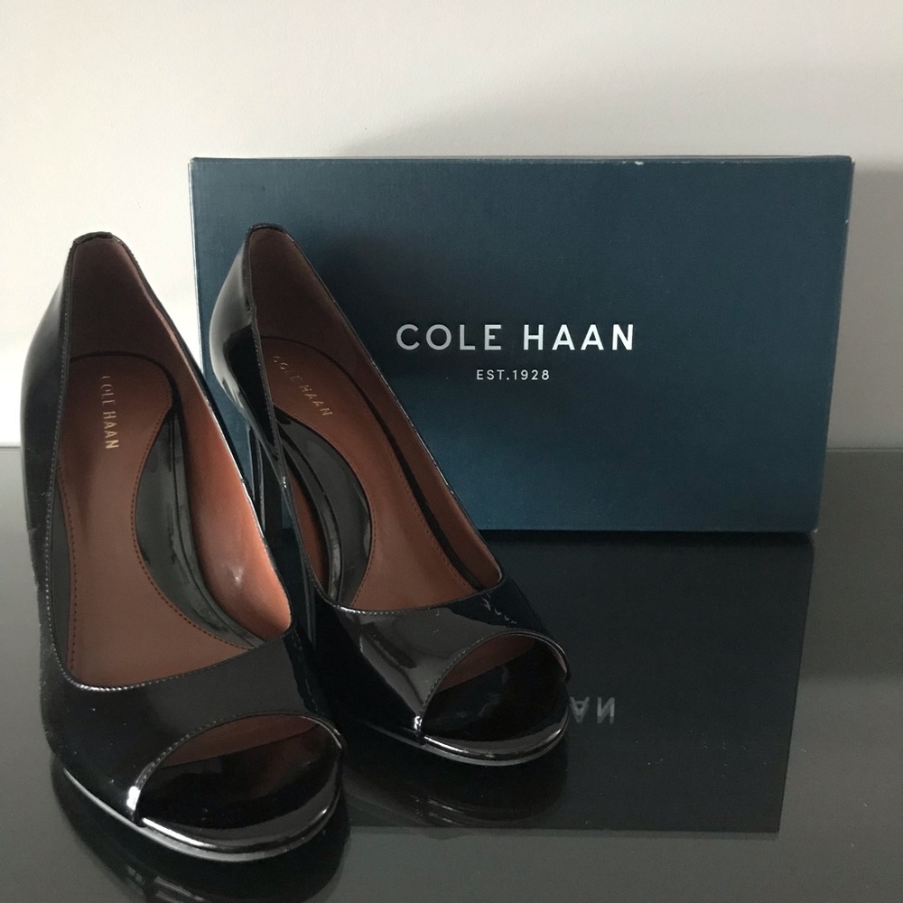 Cole Haan patent leather heels.